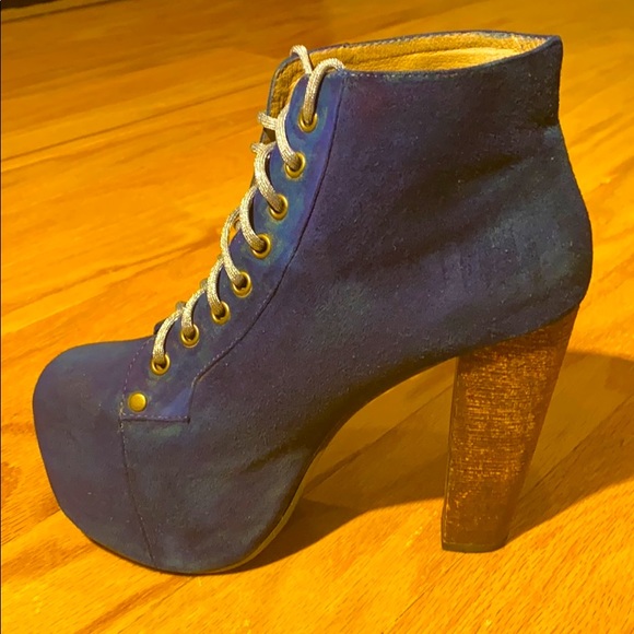 Jeffrey Campbell custom dyed Suede Litas - Picture 6 of 15